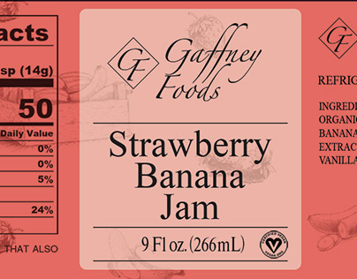 Gaffney Foods - Strawberry Banana Jam