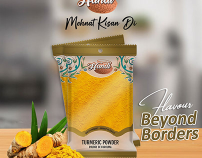 Handi Brand's Turmeric Powder Design