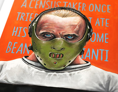 Silence of the Lambs painting