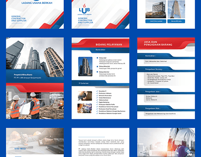 Company Profile Design for Construction Company