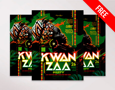 Kwanzaa – Free Flyer PSD Template