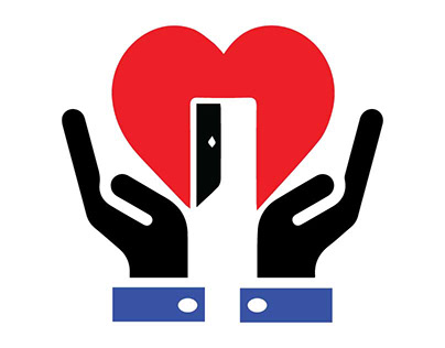 Safe Heart Love hand icon (protection, safety, secure)