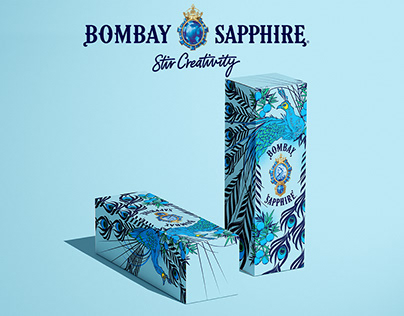 Bombay Sapphire Stir Creativity Packaging