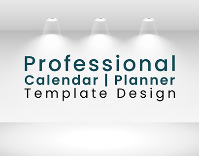 Professional Calendar | Planner Template Design