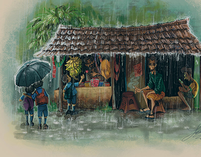 A Rainyday | Illustration