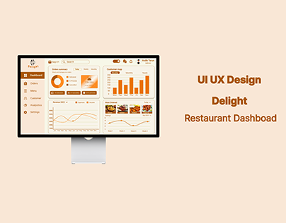 Delight - Restaurant Dashboard - UI Design