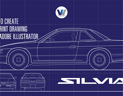 Blue Print Nissan Silvia