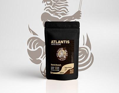 Coffee zip package design - Atlantis Bean