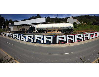 Mural No Más Guerra PARACOlombia - Duitama - Boyacá
