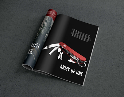 Army of One: Product Illustration and Ad Campaign