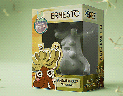 Ernesto Pérez Colorable Figure Packaging