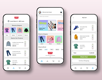 Hyperlocal Clothing & Shoe Shopping App Design