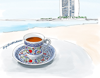 Illustrations for coffee project