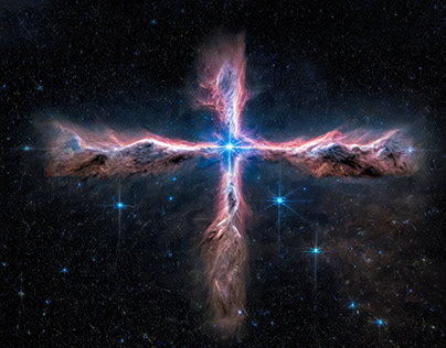 Crucifixion Cross Cloud Nebula