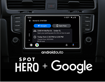 SpotHero for Android Auto