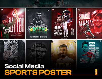 Social Media Sports Banner Design - VOL-1