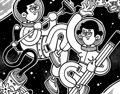 Illustration - The Astronauts (2023)