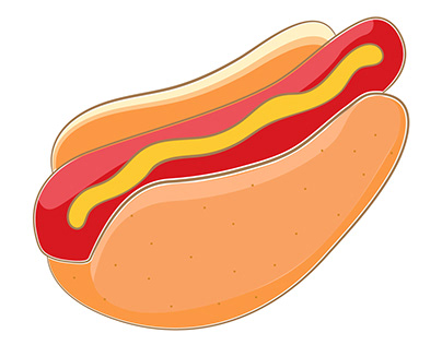 Hot-dog Vector