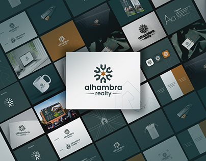 Real estate brand identity, Alhambra realty