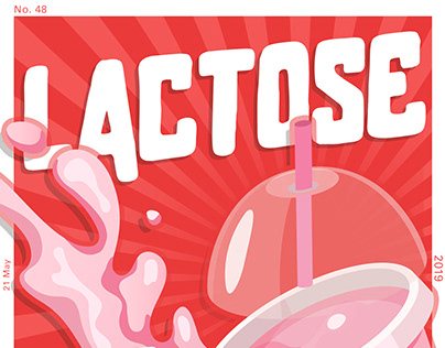 Colour Poster No. 48 - Lactose The Intolerant