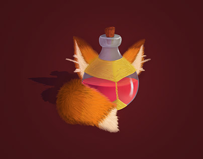 Magic fox bottle