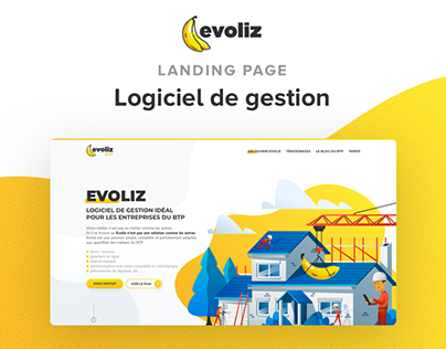Evoliz - Landing Page