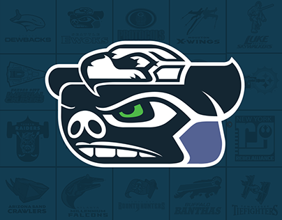 Star Wars - NFL - Logo Mashups (All 32 Teams)