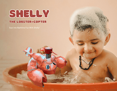 Project thumbnail - Shelly the Lobster-Copter Bath Toy