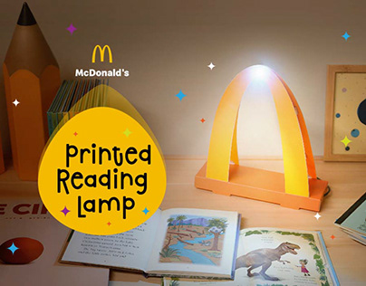 Printed Reading Lamp / McDonald's