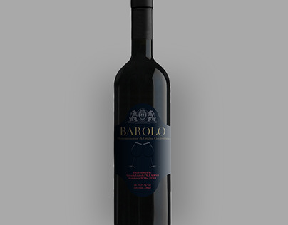 Barolo wine label