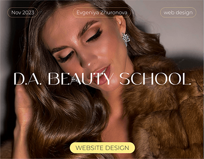 Web design for Beauty School
