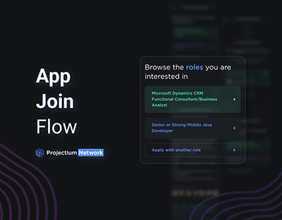 Projectium | App Join Flow