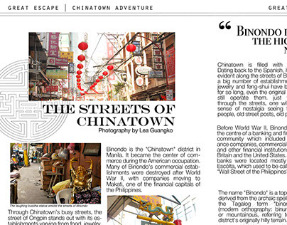 Chinatown Magazine Layout