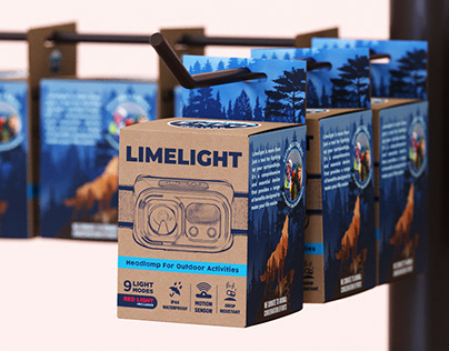 Packaging Design for a headlamp product
