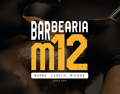 Project thumbnail - Identidade visual Barbearia M12
