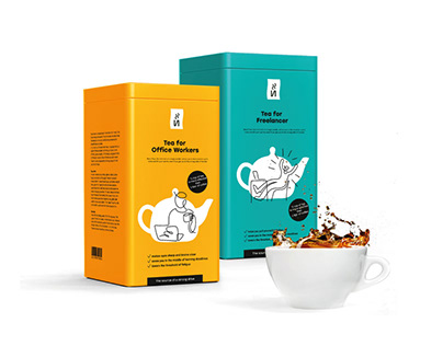 Packaging for Tea For Freelancer
