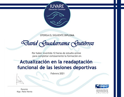 Certificación IUVARE