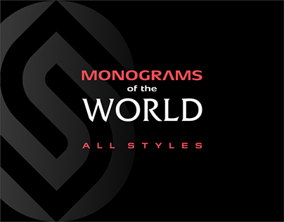 Monogram logo collection - different styles