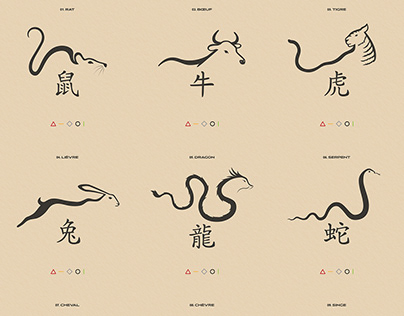 The 12 Chinese Zodiac Animals