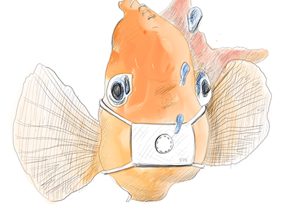 Corona fish mask