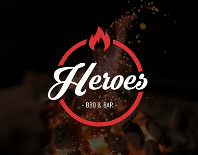 Heroes BBQ & Bar | Branding