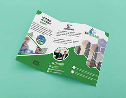 Corporate 3fold brochure (construction