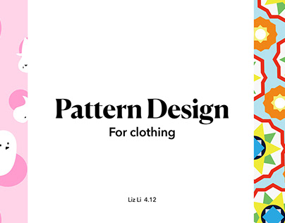 Pattern Design-Clothing for Kids
