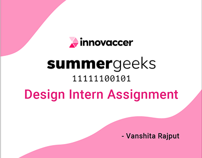 Summer Geeks Design Intern Assignment