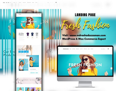 Fresh Fshion Store (Landing Page)