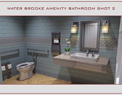 WaterBrooke amenity (Bathroom-Gym-Living area)