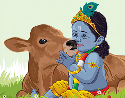 Lord Sri Krishna Projects | Photos, videos, logos, illustrations and  branding on Behance