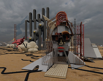 Kalben Teoman Robot Kozmonot 3D Animated Music Video
