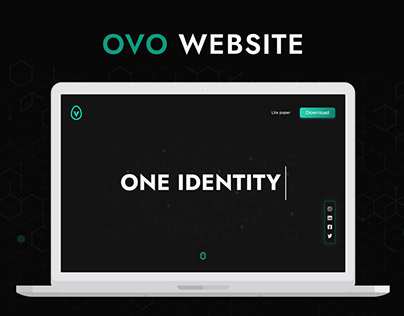 OVO Landing Page Design