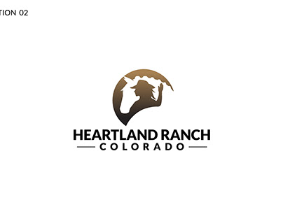 Heartland Ranch logo design